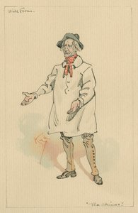 ウィル・ファーン-チャイム、1920年代（紙にトイレとペンとインク） 作： Joseph Clayton Clarke